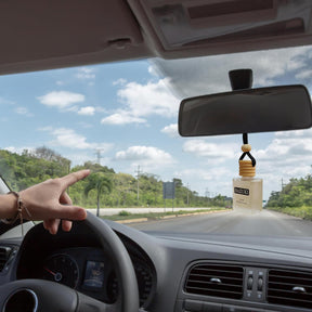 Bazuki Lavender Car Perfume | Long-Lasting Car Air Freshener Made With Natural Essential Oils For Hanging | car perfumes and fresheners