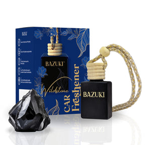 Bazuki Wild stone Car Perfume | Long-Lasting Car Air Freshener Made With Natural Essential Oils For Hanging | car perfumes and fresheners